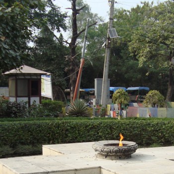 Peaceful Flame, Tour in Lumbini